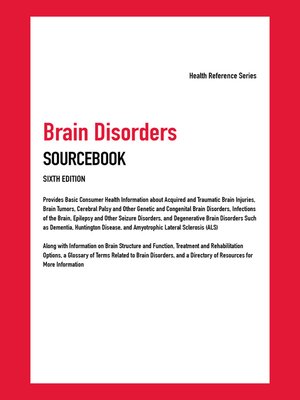 cover image of Brain Disorders Sourcebook
